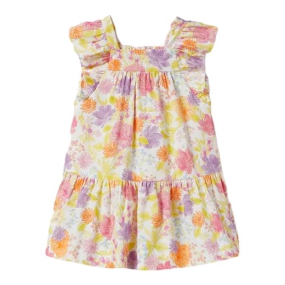 ZARA Kids | Multicolored | FLORAL CUT OUT DRESS - Picture 2 of 5